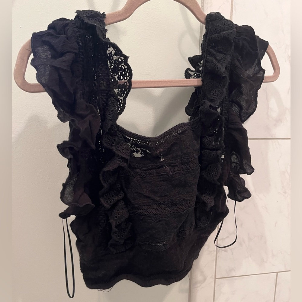 Black Free People Top